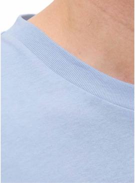 Camisa Jack and Jones Porto azul para homem.