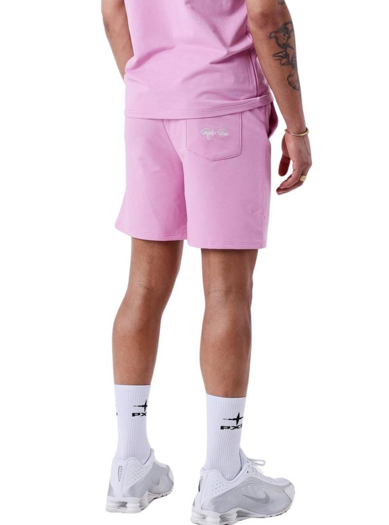 Calças de treino rosa Bermudas rosa   para homens.