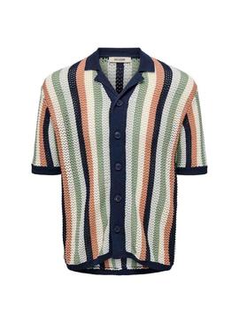Camisa Only and Sons Kasper multicolor para hombre 