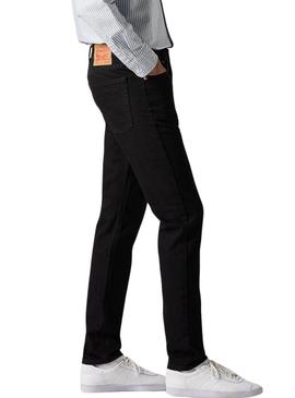 Calça jeans Levis 515 Slim Taper preta para homem