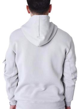 Moletom Project x Paris Logo cinza para homem