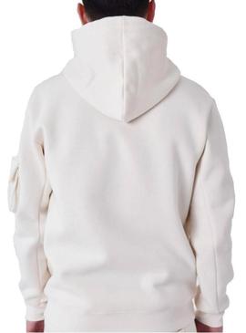 Moletom Project x Paris Logo bege masculino.