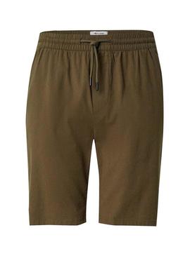 Bermudas Ony and Sons em verde Capri para homens.