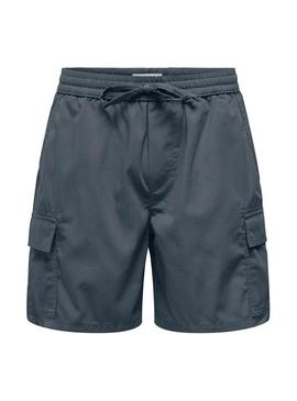 Bermudas Only and Sons Onskal cinza para homem
