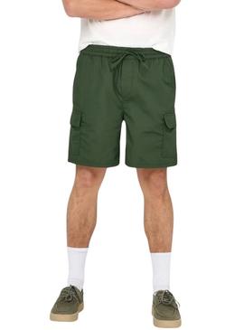  Bermuda Only and Sons Onskal verde para homem