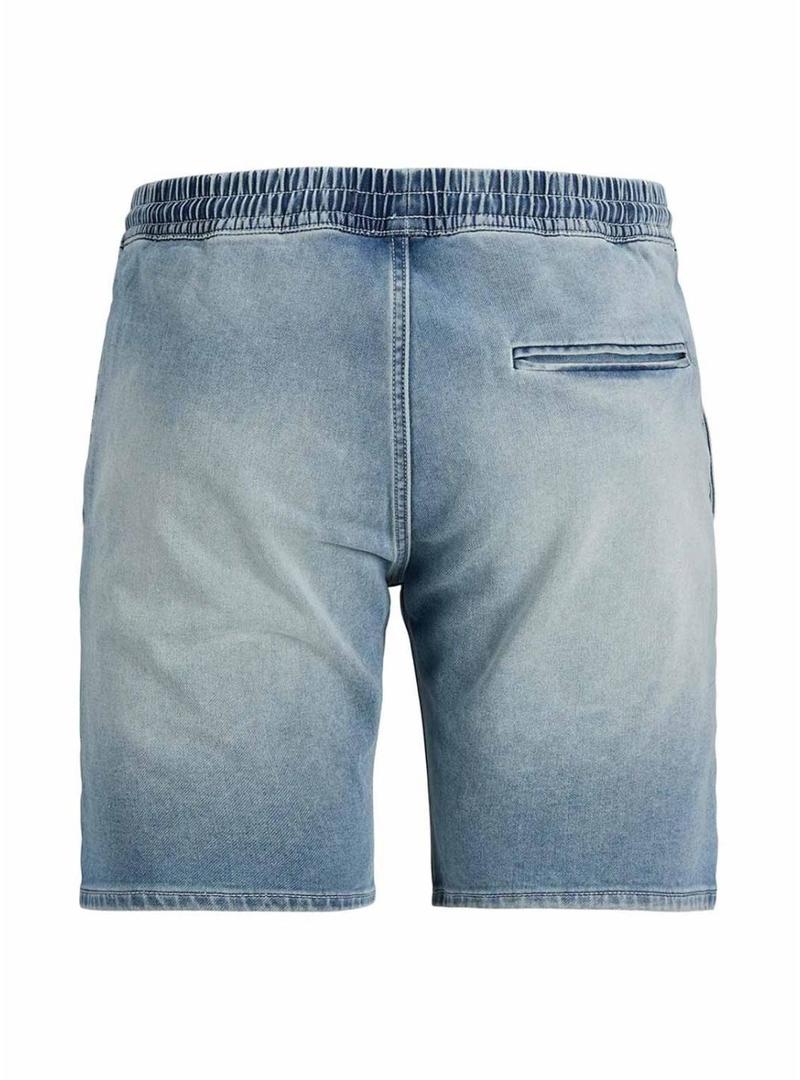 Bermudas Jack and Jones Rick Lane em denim claro para homem.