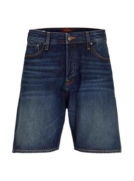 Bermudas Jack and Jones Tony denim escuro para homem.