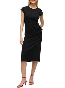 Vestido Vila Vipompia preto para mulher