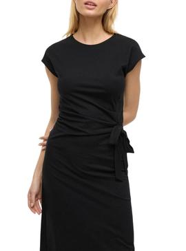Vestido Vila Vipompia preto para mulher
