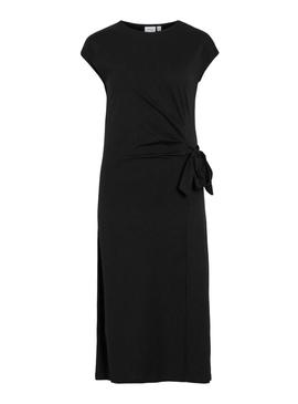 Vestido Vila Vipompia preto para mulher