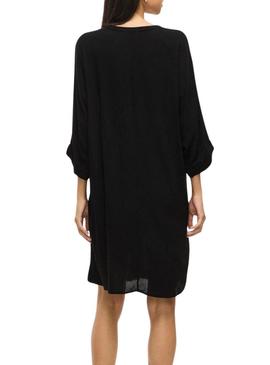 Vestido Vila Vipaliva preto para mulher