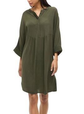 Vestido Vila Vipaliva verde para mulher