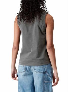 Camiseta Carhartt Nelson cinza para mulher