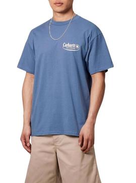 Camiseta Carhartt Catálogo azul para homem