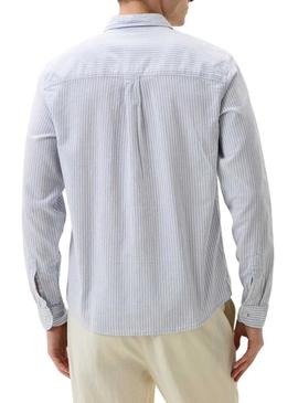 Camisa Pepe Jeans Alvin azul para homem.