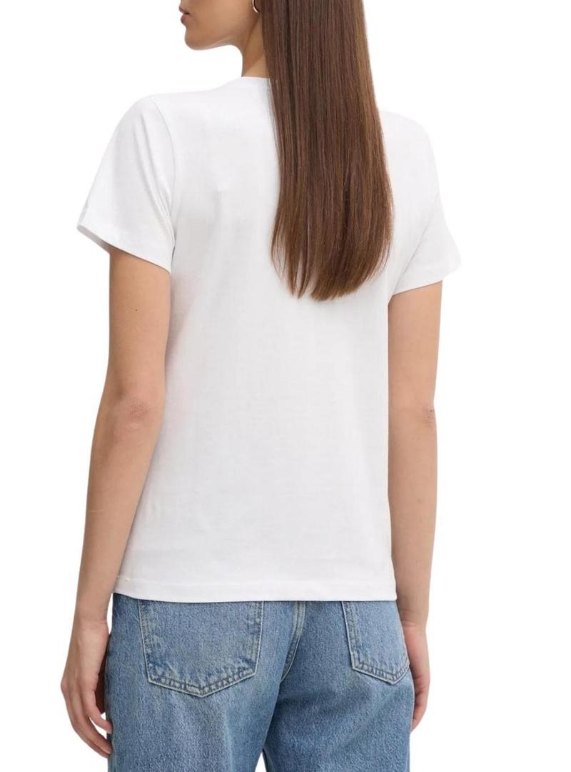 Camiseta Pepe Jeans Ryoko branca para mulher.