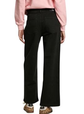 Calça Pepe Jeans Tania preta para mulher.