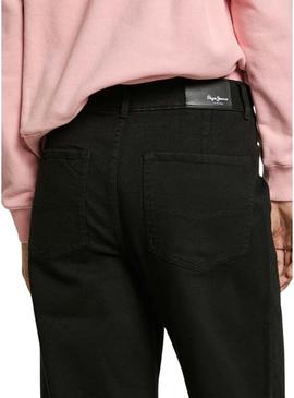 Calça Pepe Jeans Tania preta para mulher.