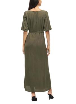 Vestido Vila Vipaliva verde para mulher