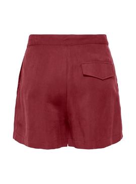 Shorts Only Nica granate para mulheres