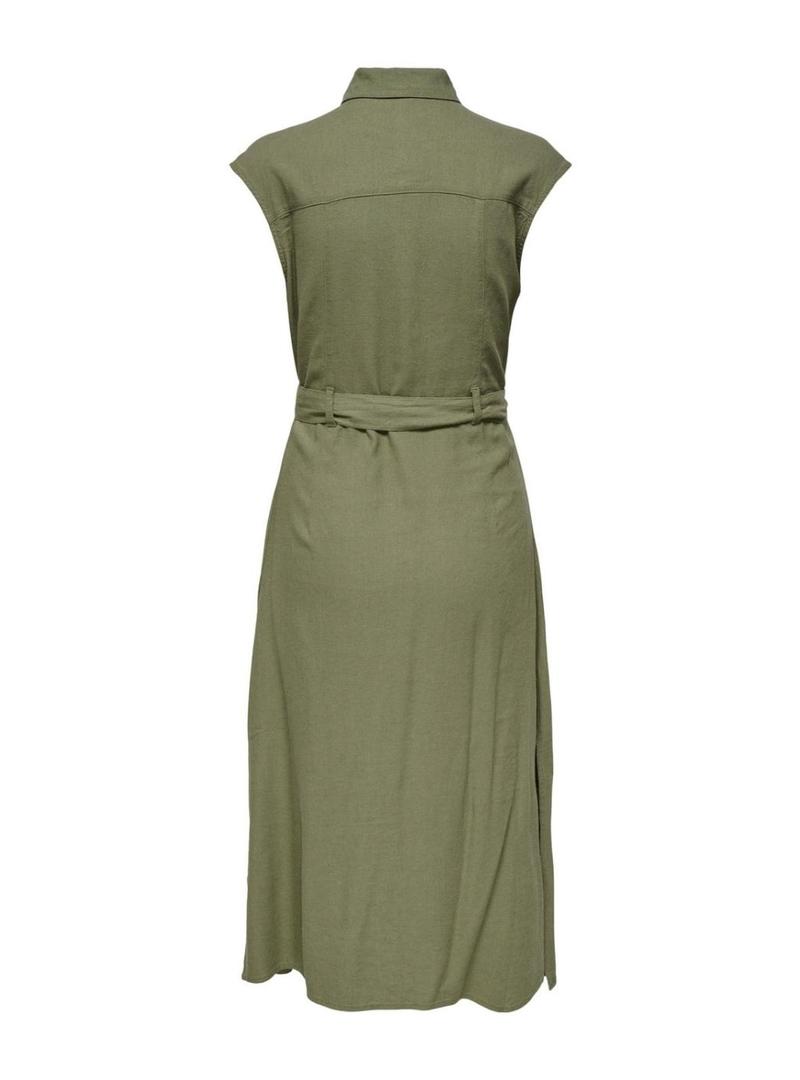 Vestido Only and Sons Lima verde para mulher.