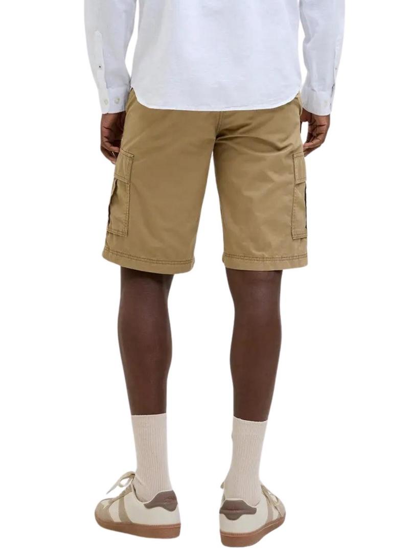 Bermudas Jack and Jones Mateo camelo para homem