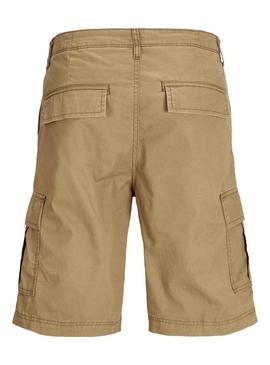 Bermudas Jack and Jones Mateo camelo para homem