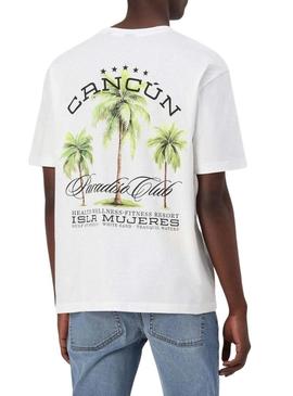 Camisola Only and Sons Keane Cancún branca para homem.