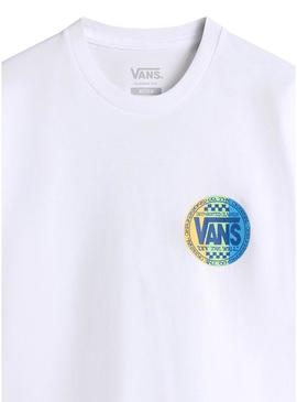 Camiseta Vans Retro branca para homem