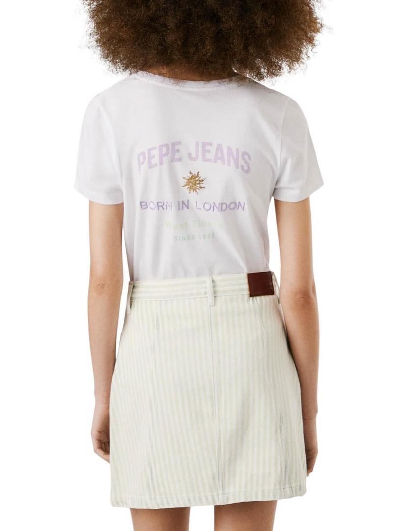 Camisa Pepe Jeans Amanda branca para mulher.