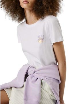 Camisa Pepe Jeans Amanda branca para mulher.