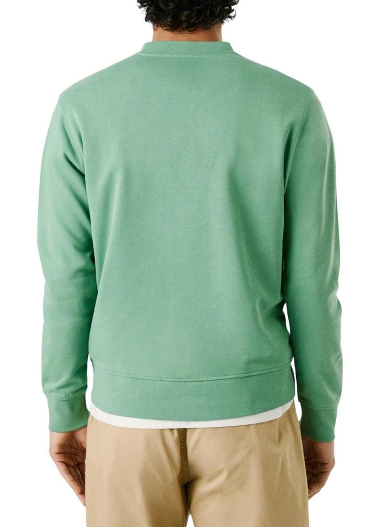  Sweatshirt Pepe Jeans Milton verde para homem.