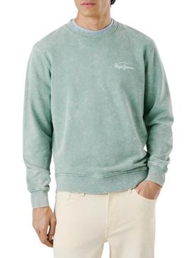 Moletom Pepe Jeans Terrel verde para homem