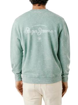 Moletom Pepe Jeans Terrel verde para homem