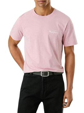 Camisa Pepe Jeans Terell rosa para homens