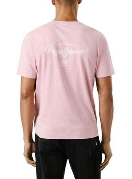Camisa Pepe Jeans Terell rosa para homens