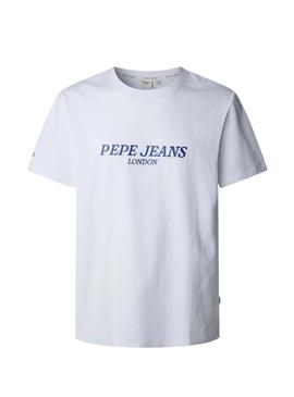 Camisa Pepe Jeans Tadeo branca para homem