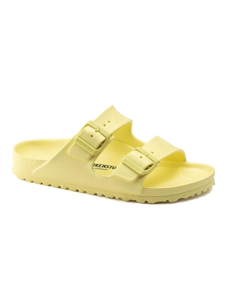 Sandálias Birkenstock Arizona Eva Popcorn amarelo para mulher.