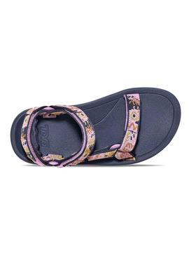 Sandálias Teva Hurricane Rosa para crianças.