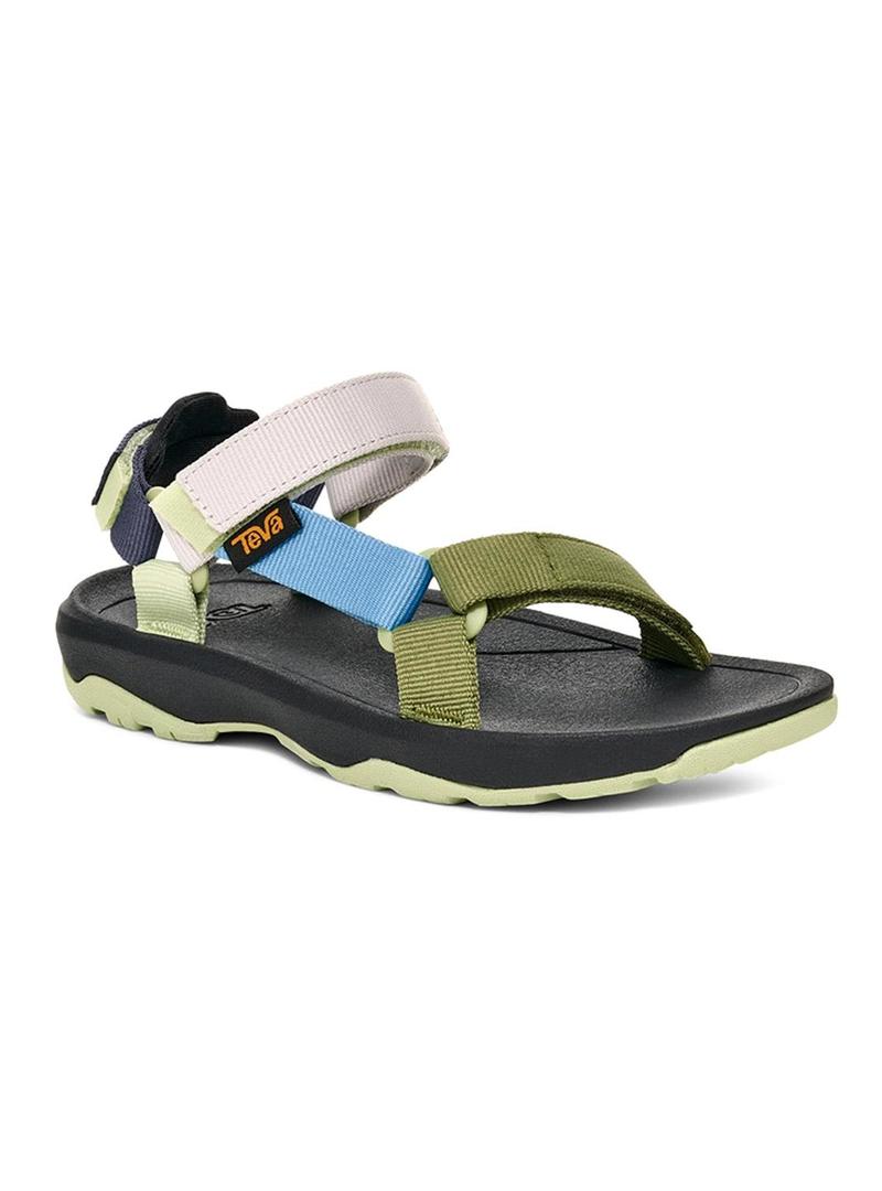 Sandálias Teva Hurricane Kids multicoloridas.