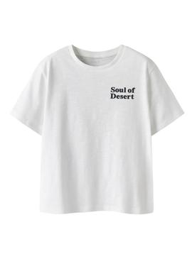 Camisa Name It Jolal branca para menino.