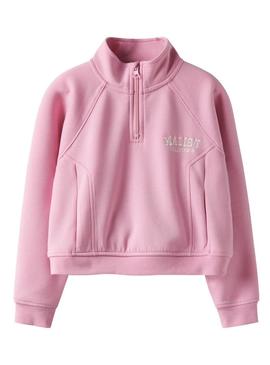 Moletom Name It Jugel rosa para menina