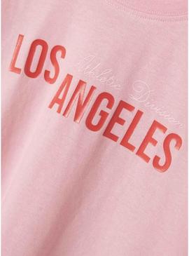 Camiseta Name It Jullas rosa para menina
