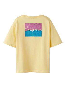 Camisola Name It Jassa amarela para menina.