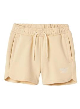 Shorts Name It Jugel amarelo para menina