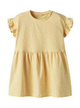 Vestido Name It Joane amarelo para menina