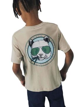 Camisola Name It Josh bege para menino.