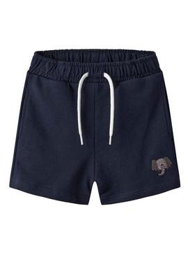 Shorts Name It Janko azul marinho para menino