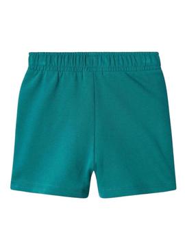 Shorts Name It Janko verde para menino