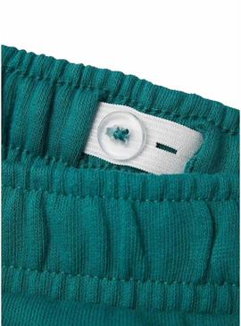 Shorts Name It Janko verde para menino